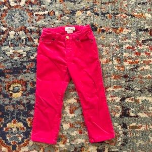 Vineyard Vines Pink Suede Pants- 2T
